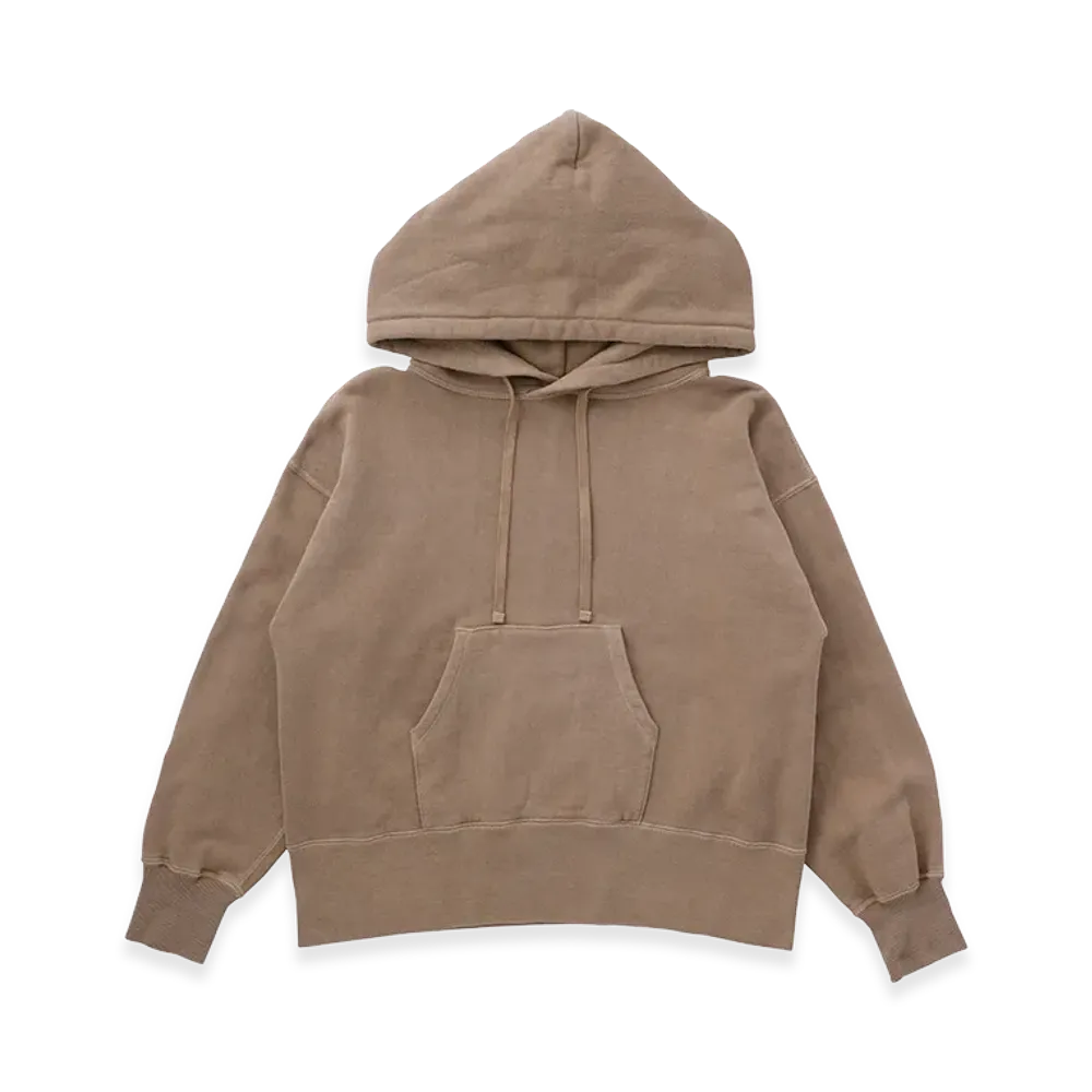 T.T Taiga Takahashi LOT.604 Hooded Sweat Shirt "Natural Dyed Walnut Beige"