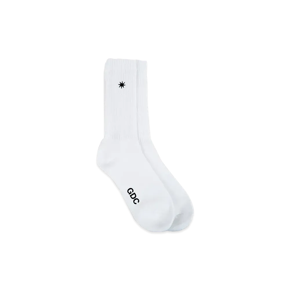 GDC 3P Socks "White"