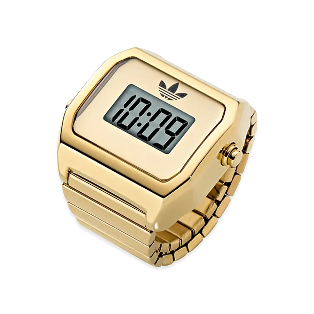 adidas Originals Digital Two Ring Watch "Gold"