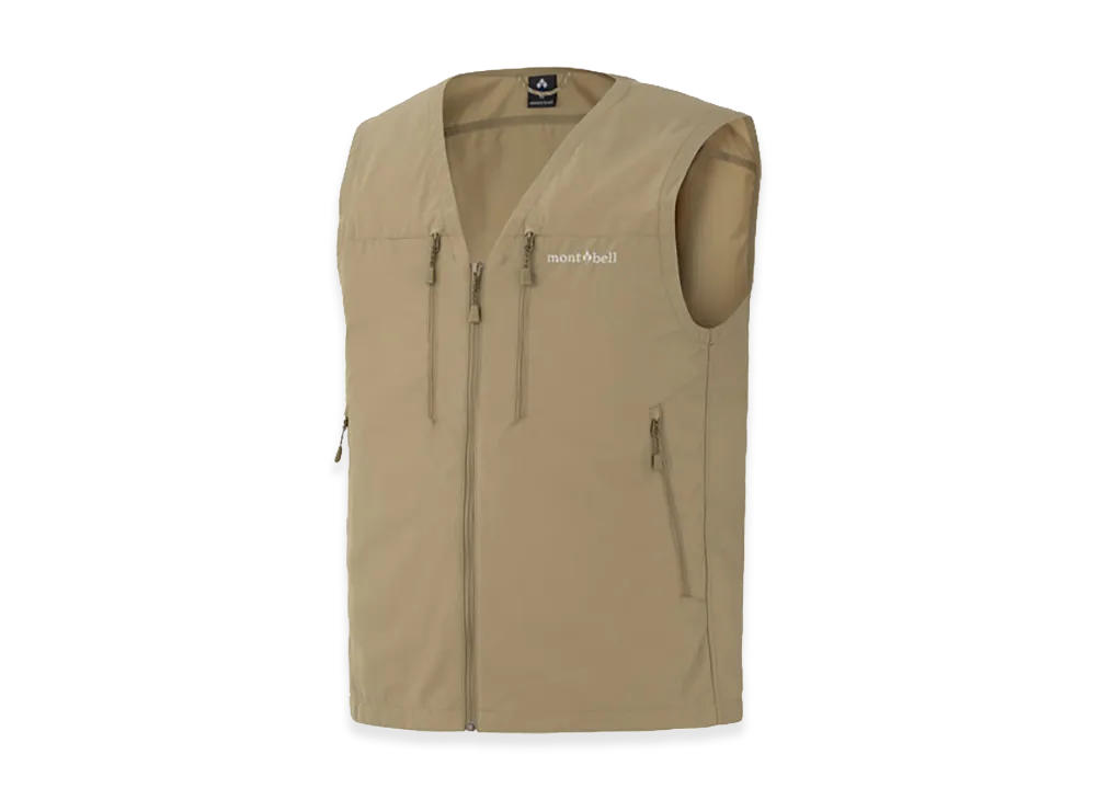 mont-bell O.D. V-Neck Vest "Tan"