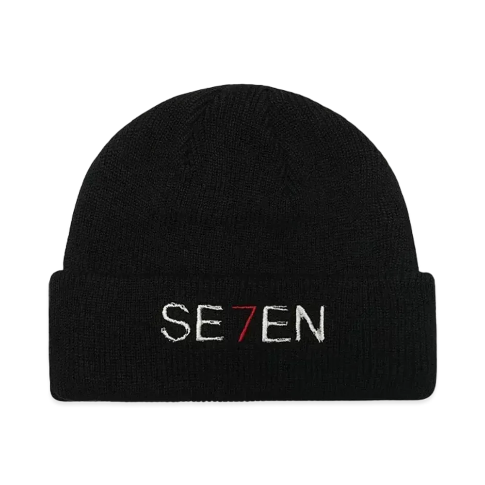 SE7EN x F-LAGSTUF-F BEANIE "BLACK"