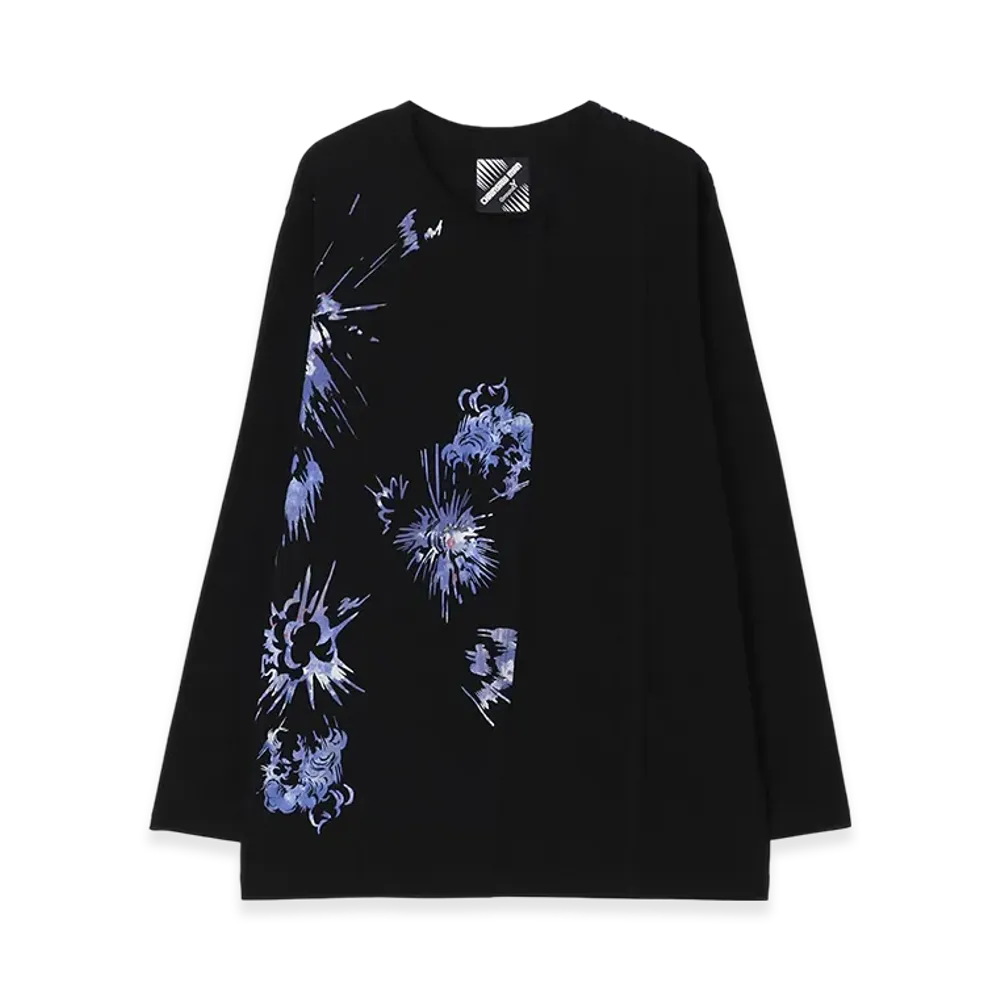 Ground Y x CHAINSAW MAN Collaborate Collection Explosion Reze Switching T-Shirt "Purple"