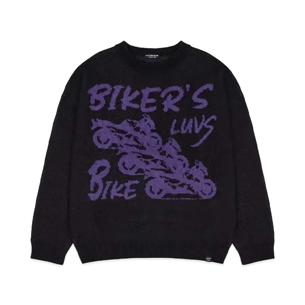 atmos pink x Love Is True Rc Bike Knit "Black"