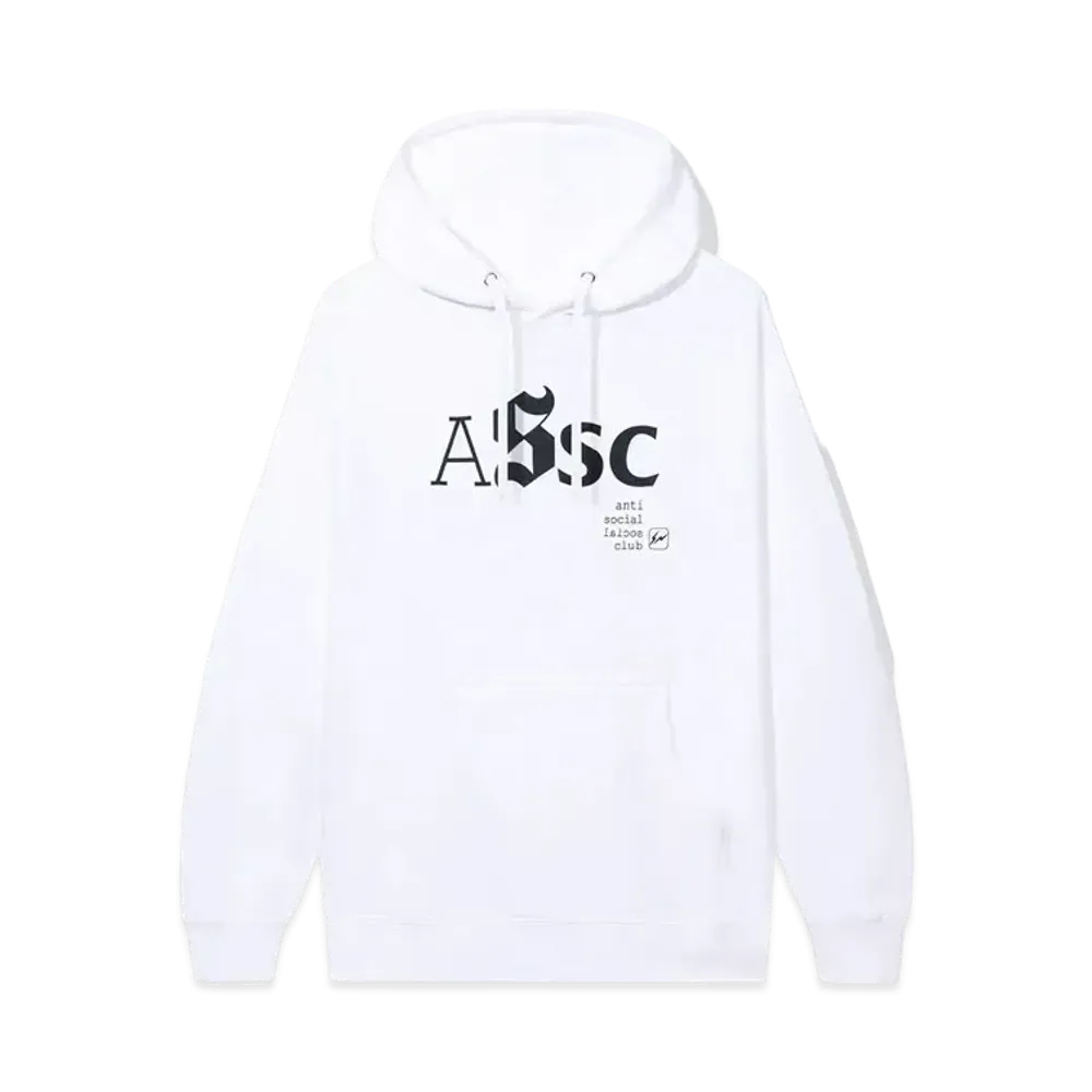 ANTI SOCIAL SOCIAL CLUB x FRAGMENT Type A White Hoodie "White"