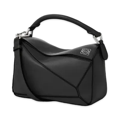 LOEWE Small Puzzle Bag In Classic Calfskin "Black"