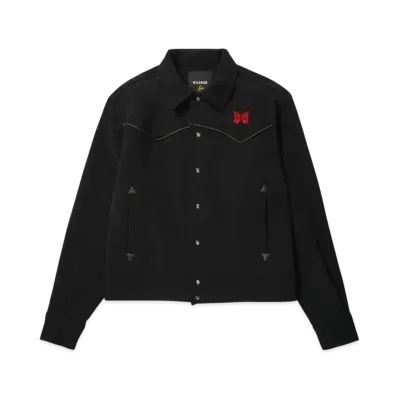 WILDSIDE Yohji Yamamoto x Needles Piping Cowboy Jacket "Black"