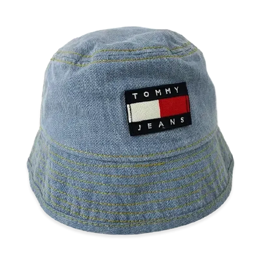 TOMMY JEANS Denim Bucket Hat "LightWashDenim"