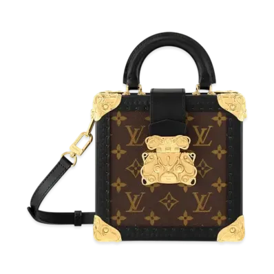 Louis Vuitton Mini Square Trunk Acanto Monogram "Noir"