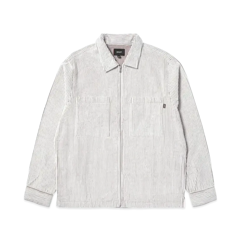 HUF Two Tone Corduroy Zip Shacket "Natural"