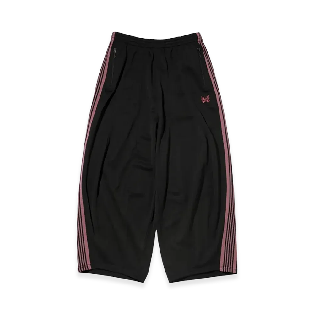 NEEDLES H.D. Track Pants Poly Smooth "Black"