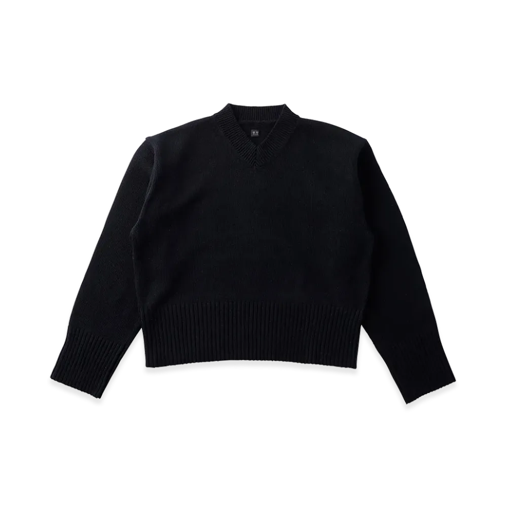 T.T Taiga Takahashi LOT.505 V-Neck Sweater "Black"