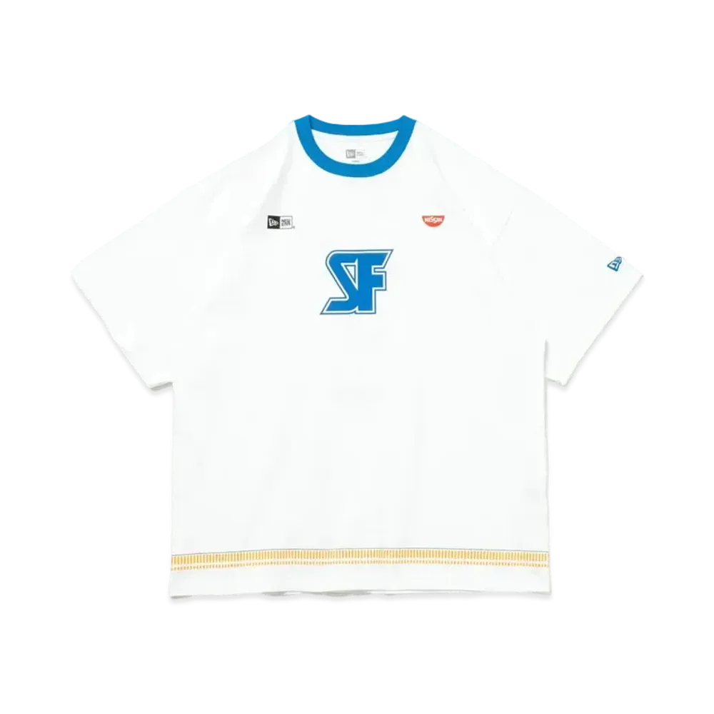 NEW ERA x Nissin Cup Noodle Short Sleeve Cotton Tee Seafood Flavor Regular Fit "White"