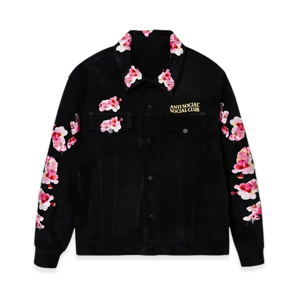 ANTI SOCIAL SOCIAL CLUB Suede Ruskind Jacket "Black"