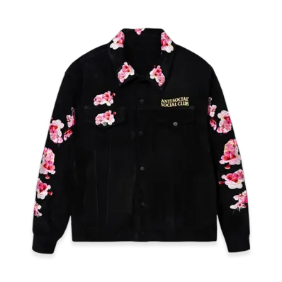 ANTI SOCIAL SOCIAL CLUB Suede Ruskind Jacket "Black"