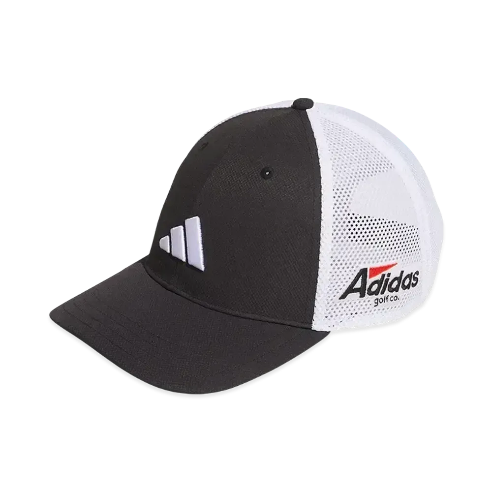 adidas Side Logo Mesh Cap "Black/White"