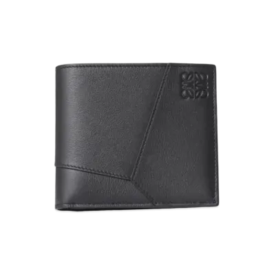 LOEWE Puzzle Bifold Wallet Classic Calf "Black"