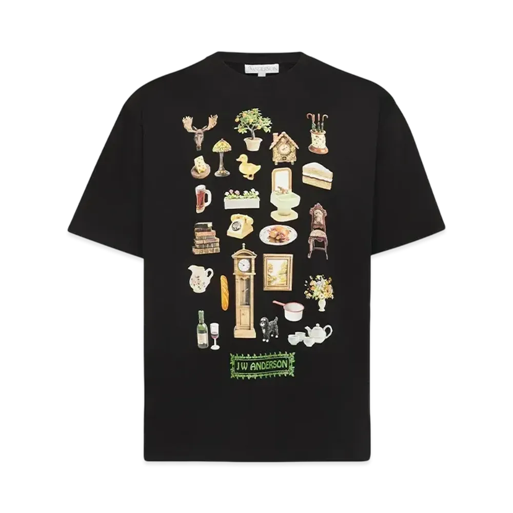 JW ANDERSON DIORAMA Print Tee "Black"