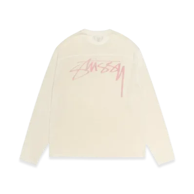 Stussy Football Sweater "Bone"