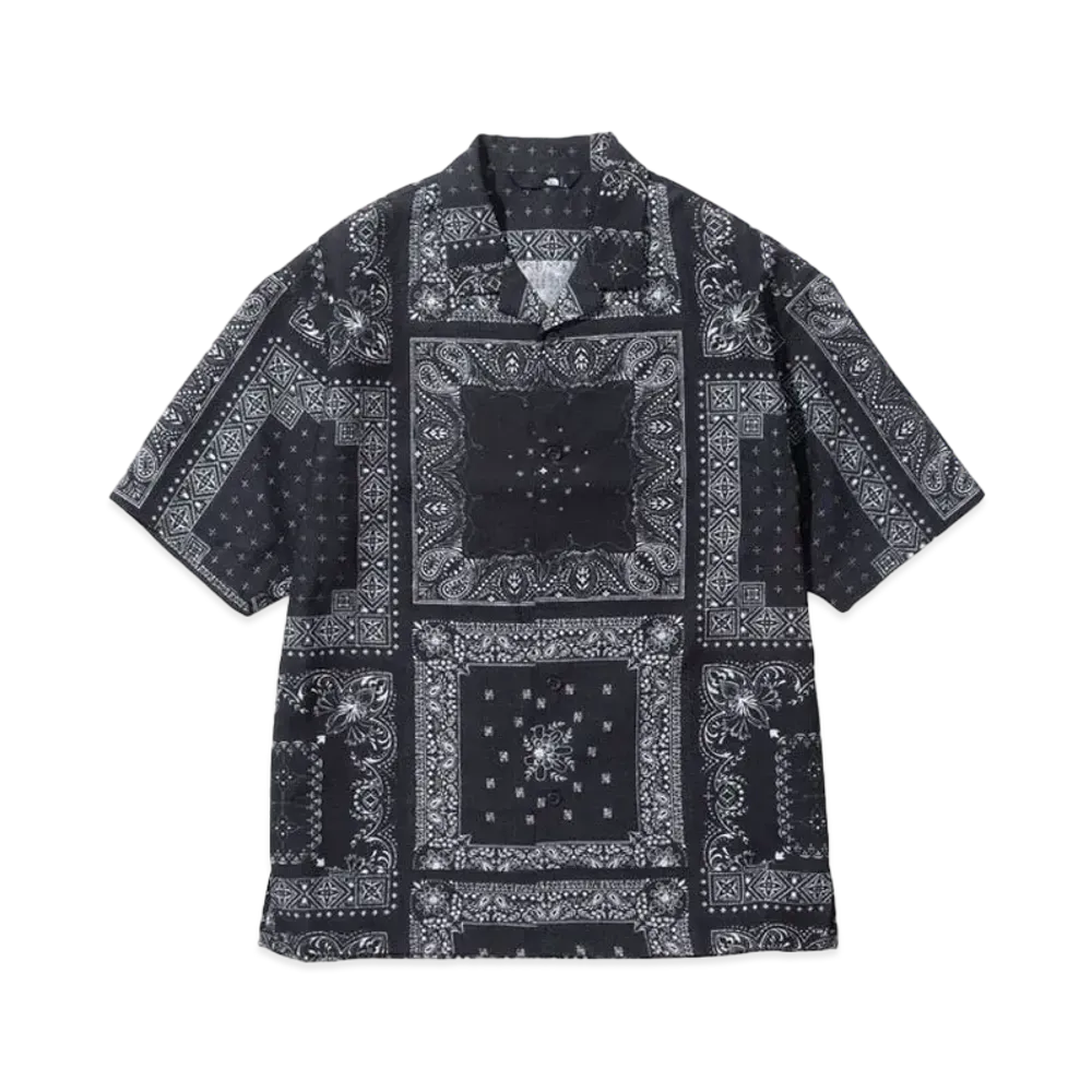 The North Face Short Sleeve Aloha Vented Shirt "Bandana Renewal Black"