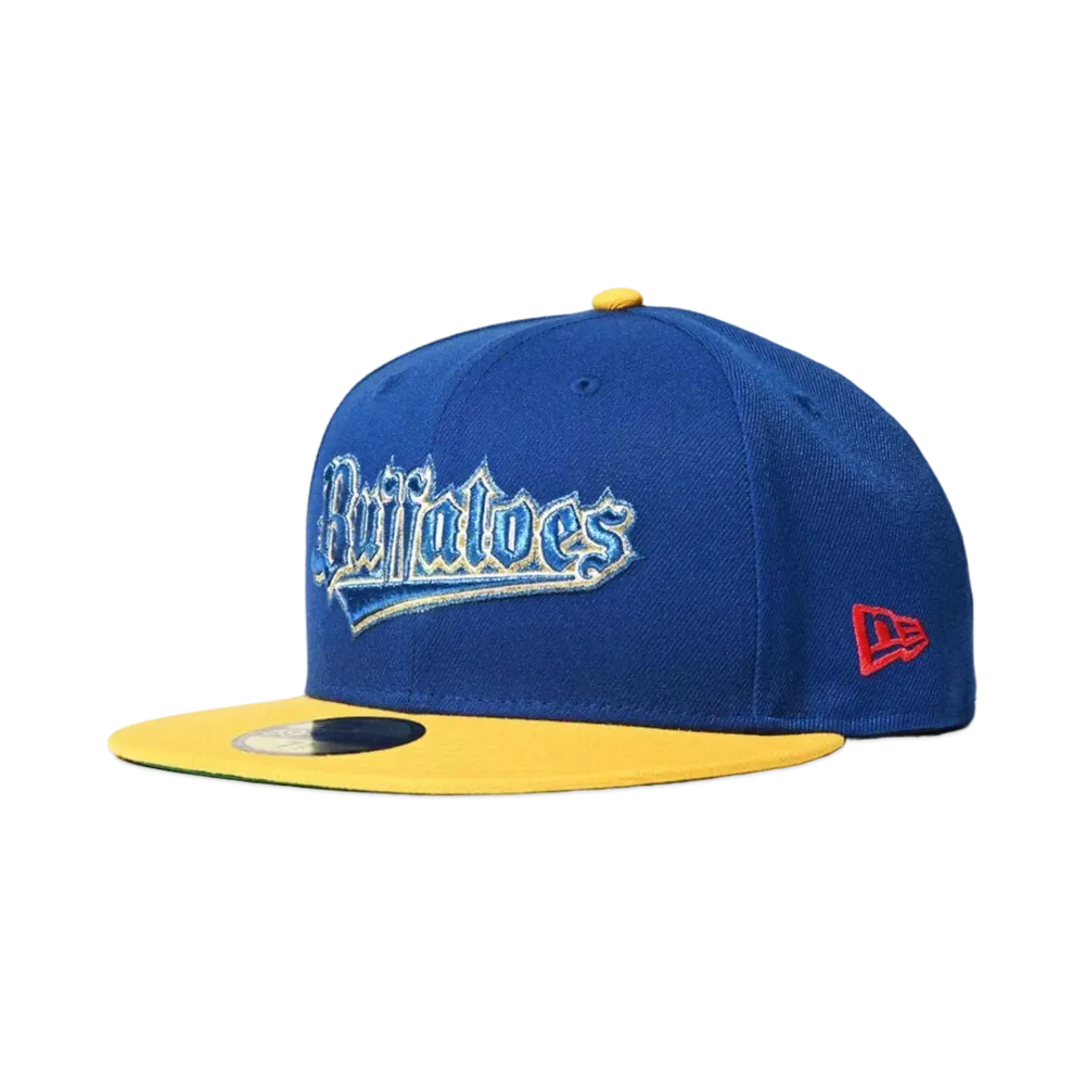 NEW ERA x HOME GAME x SOSHI Orix Buffaloes 59Fifty CO "Light Royal/Yellow"