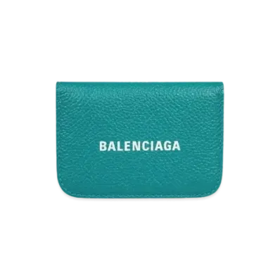 BALENCIAGA Cash Mini Wallet "Green"