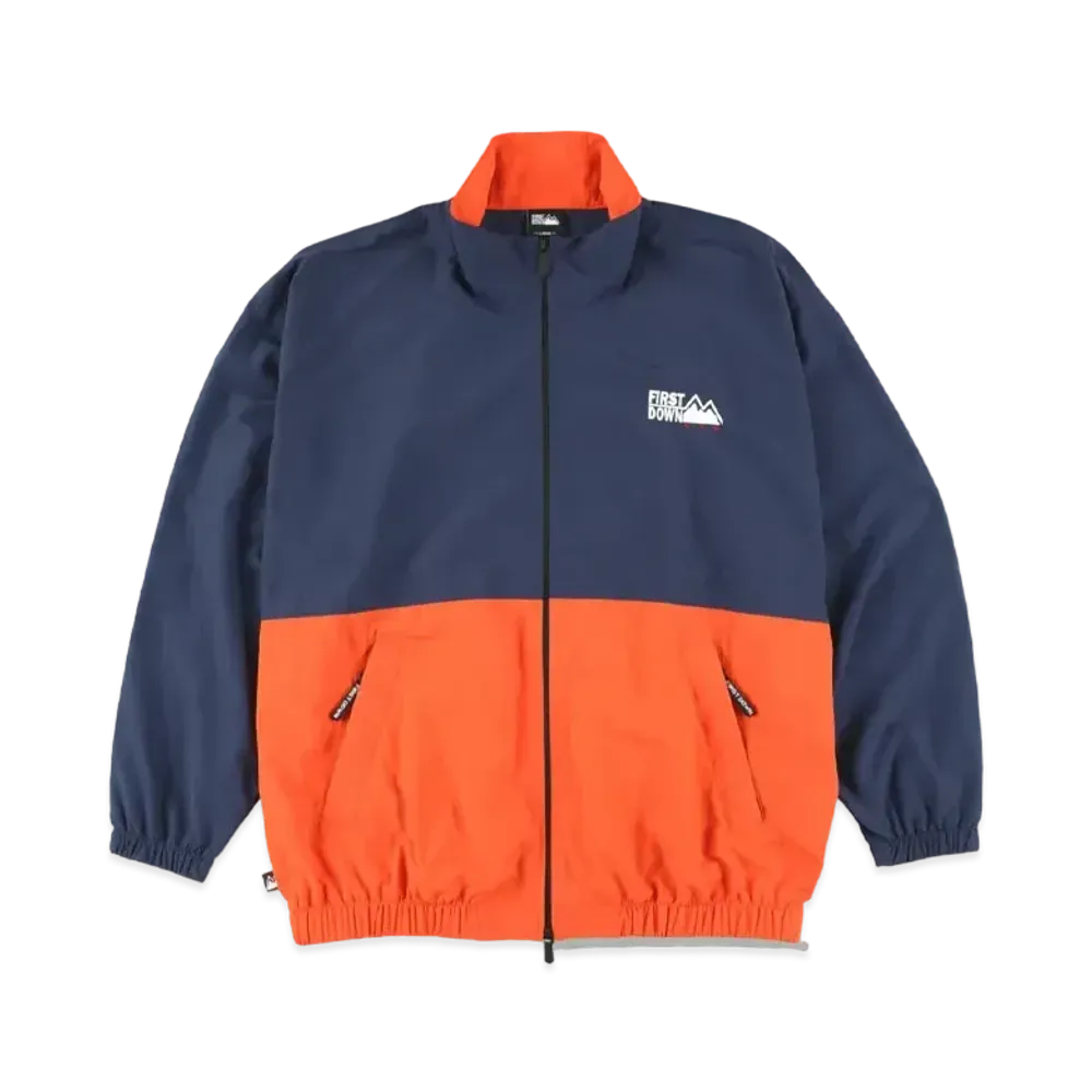 FIRST DOWN NYLON TASLAN SPORTS BLOUSON "Orange/Navy"