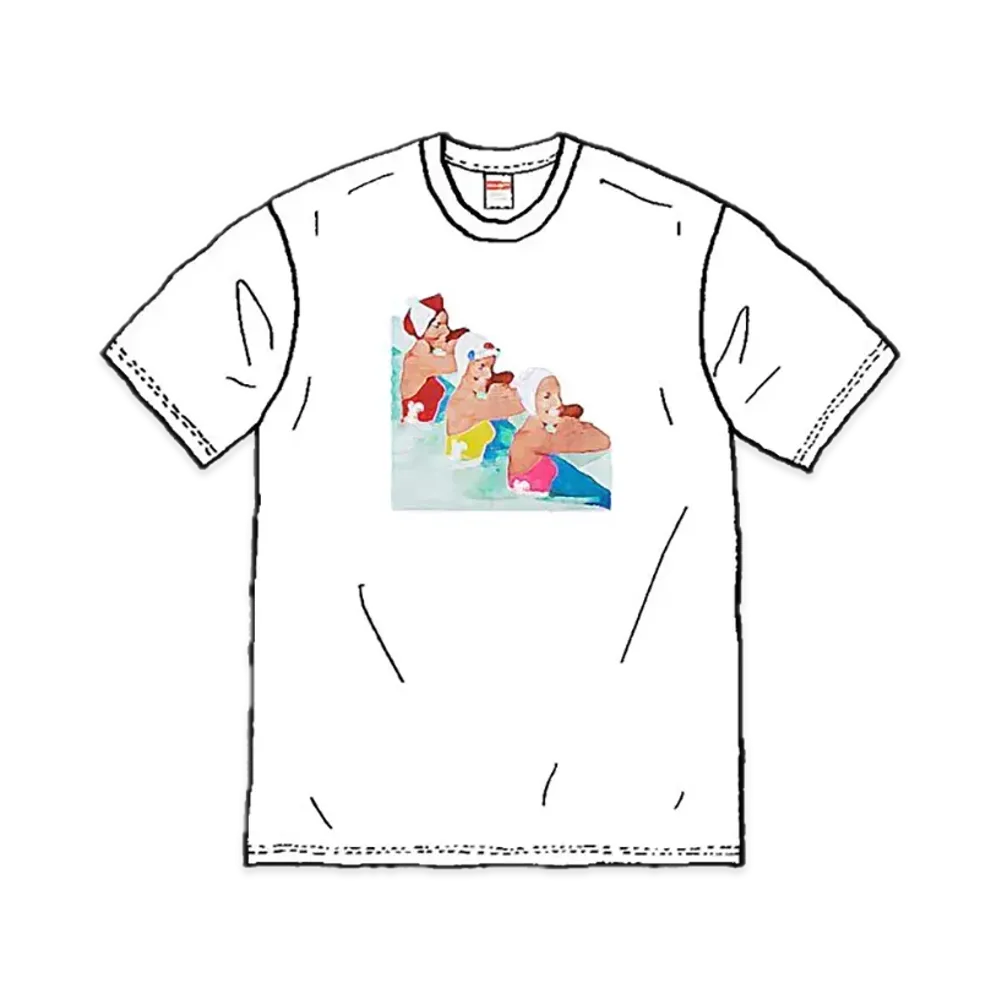 Supreme Swimmers Tee "White"