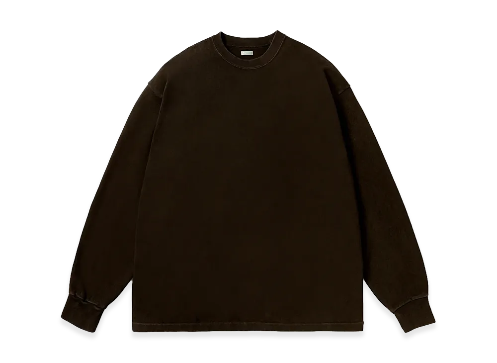 A.PRESSE Vintage L/S T-Shirt "Brown"