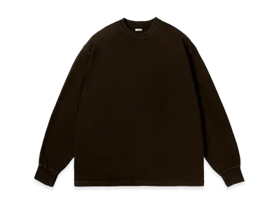 A.PRESSE Vintage L/S T-Shirt "Brown"