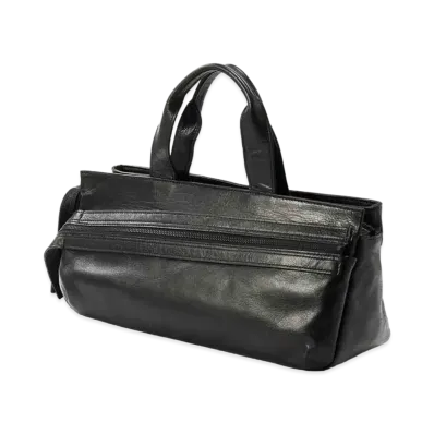 Yohji Yamamoto GOAT/NUME SQUARE BOSTON BAG "Black"