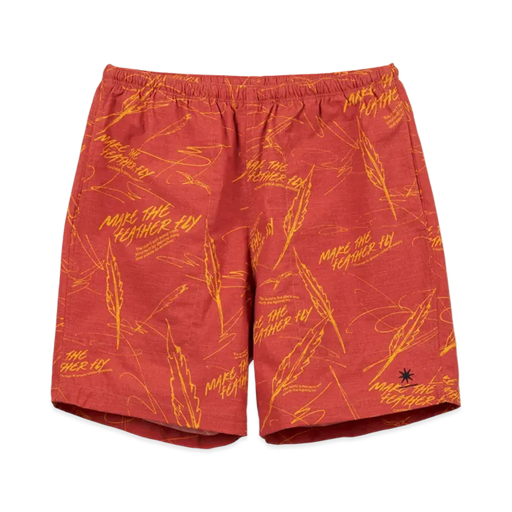 GDC x KJ All-Over Pattern Shorts "Red"