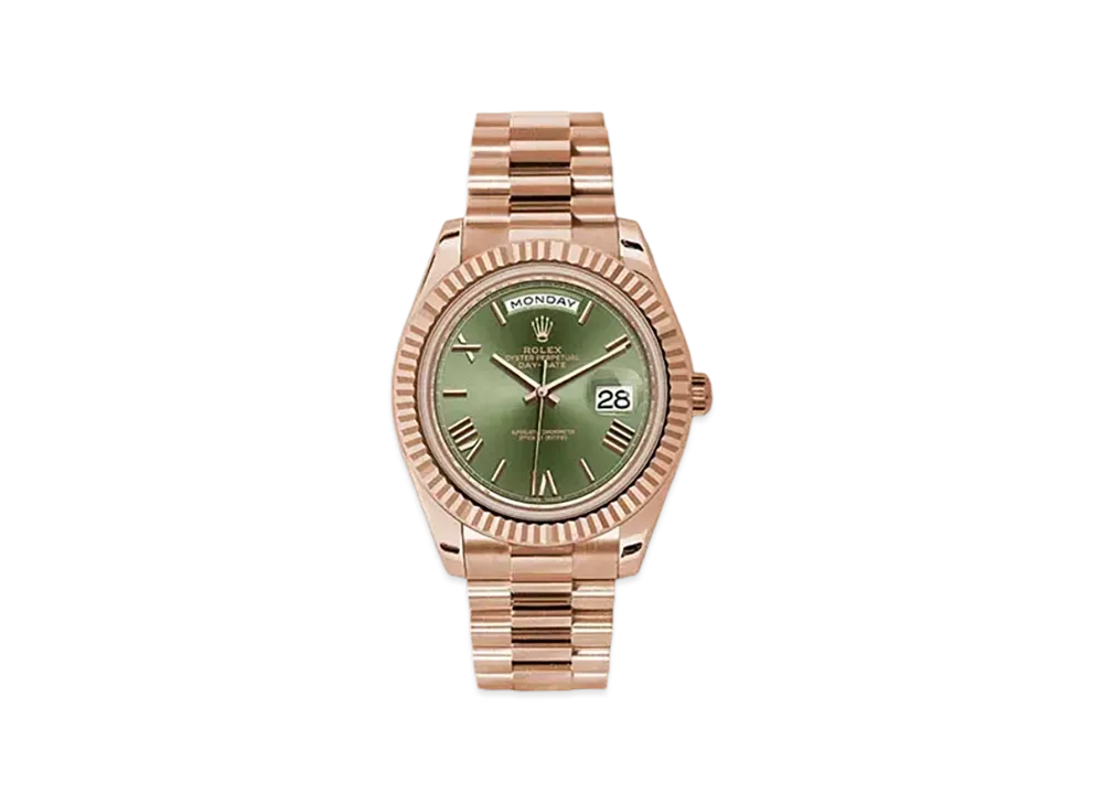 ROLEX Day-Date 40 Olive Green Dial 228235