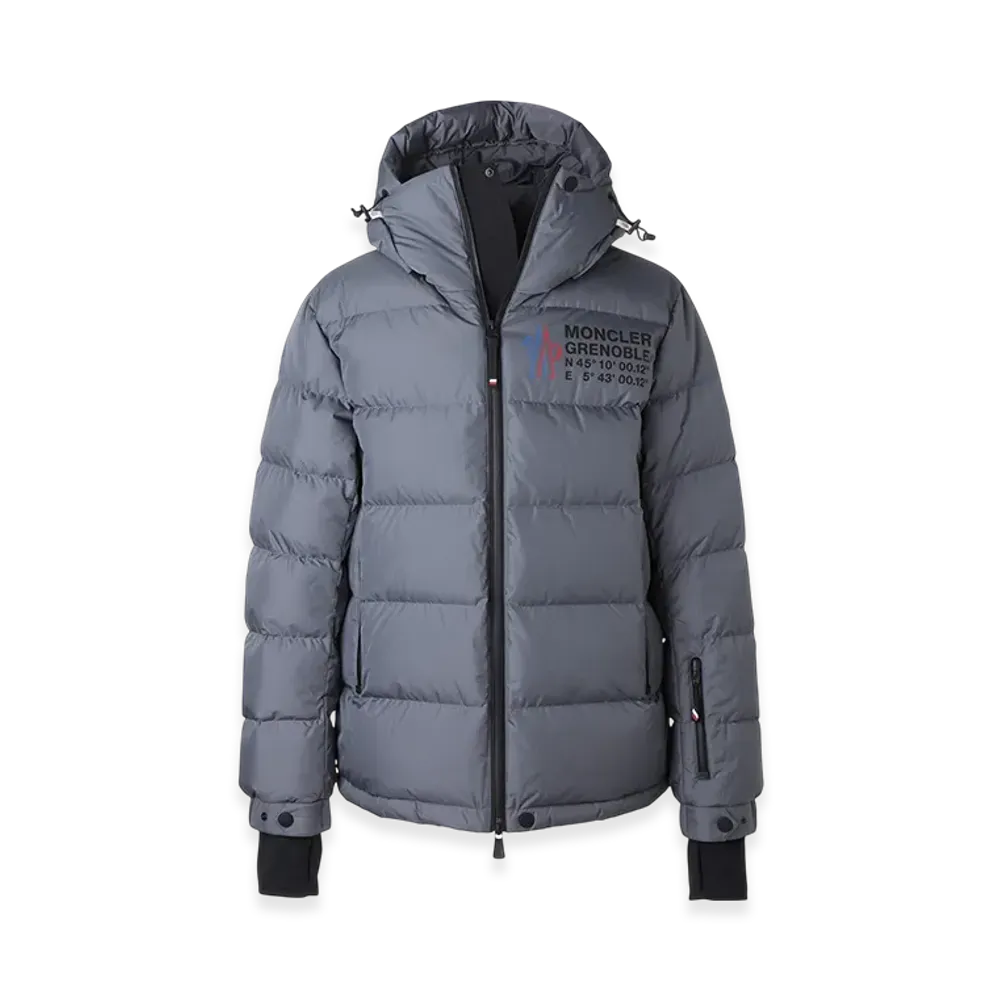Moncler Grenoble Isorno Hooded Down Jacket "Grey"