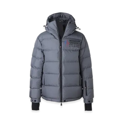 Moncler Grenoble Isorno Hooded Down Jacket "Grey"