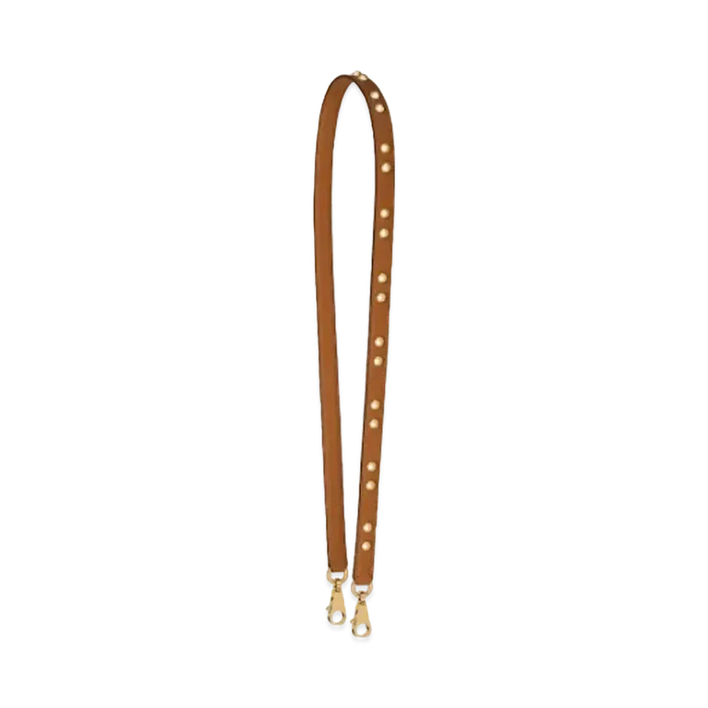 Hermes Mini Chien Ronde 16Mm Bandouliere "Gold"