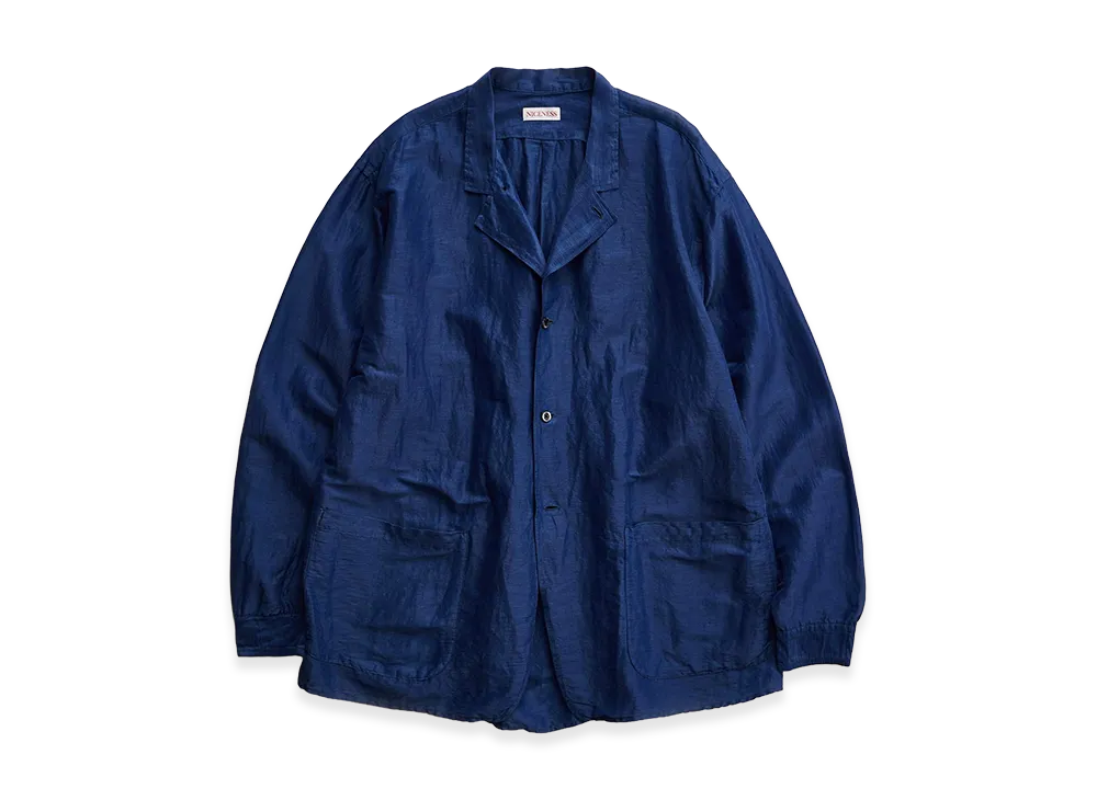 NICENESS D.Maureen Linen Silk Country Coverall "Blue"