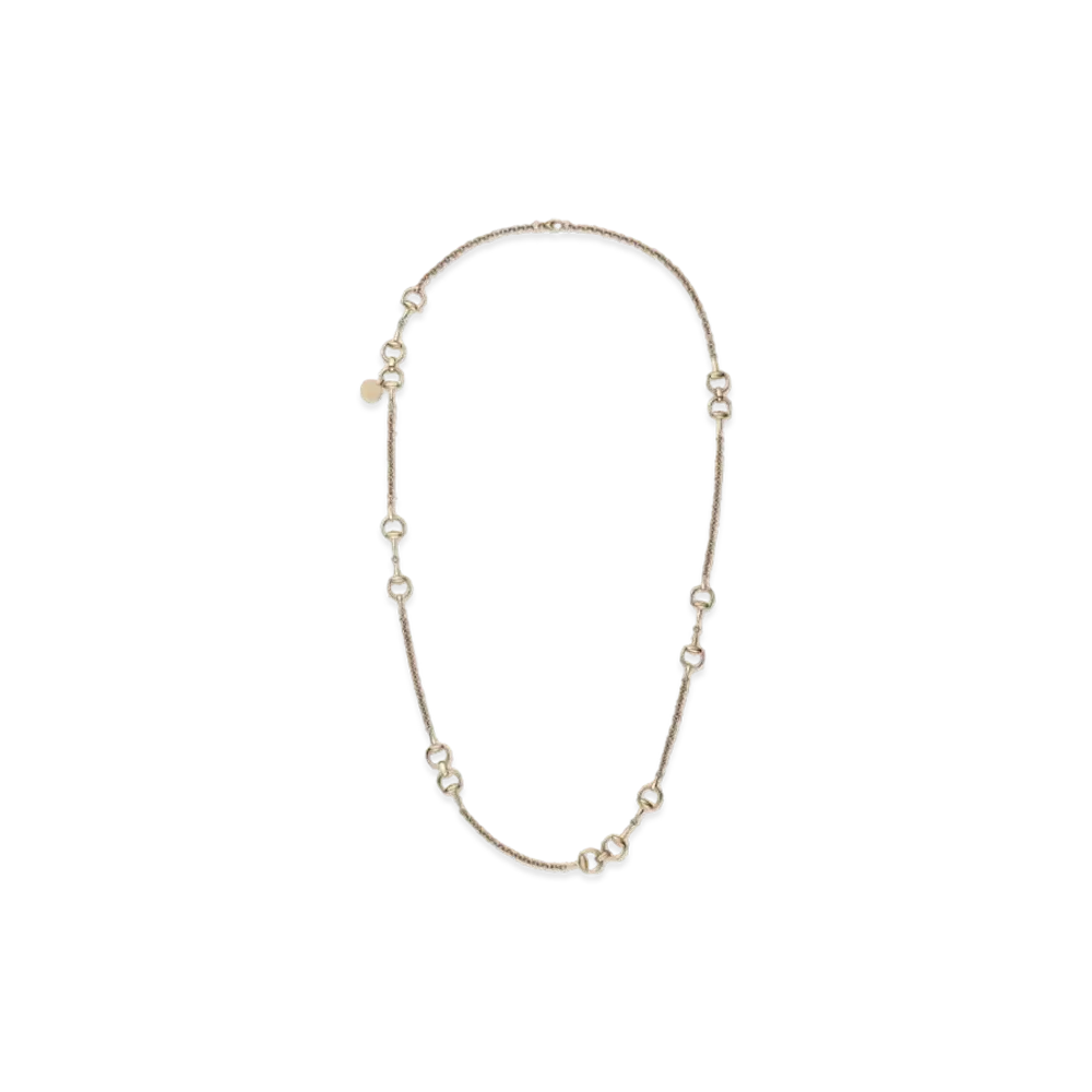GUCCI Horsebit Necklace "Gold"