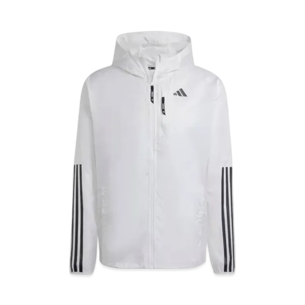 adidas Own The Run 3-Stripes Jacket "White"