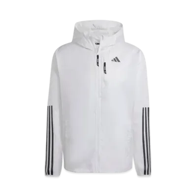 adidas Own The Run 3-Stripes Jacket "White"