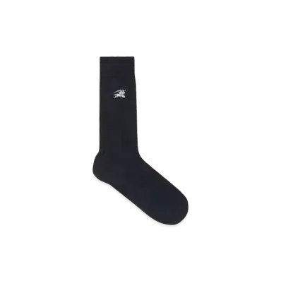 Burberry Wool Blend Socks "Navy"