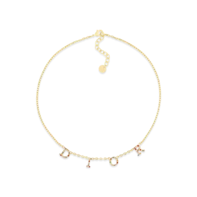Dior Dior(r)evolution Rhinestone Necklace "Gold/Multicolor"