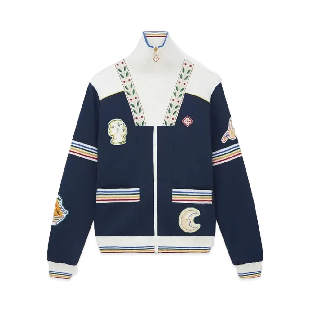Casablanca Varsity Track Jacket "Blue"