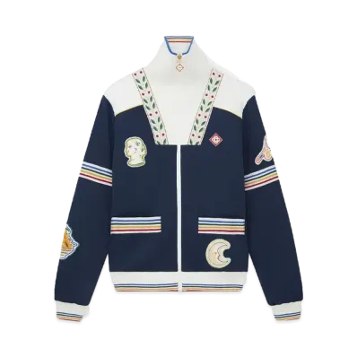 Casablanca Varsity Track Jacket "Blue"