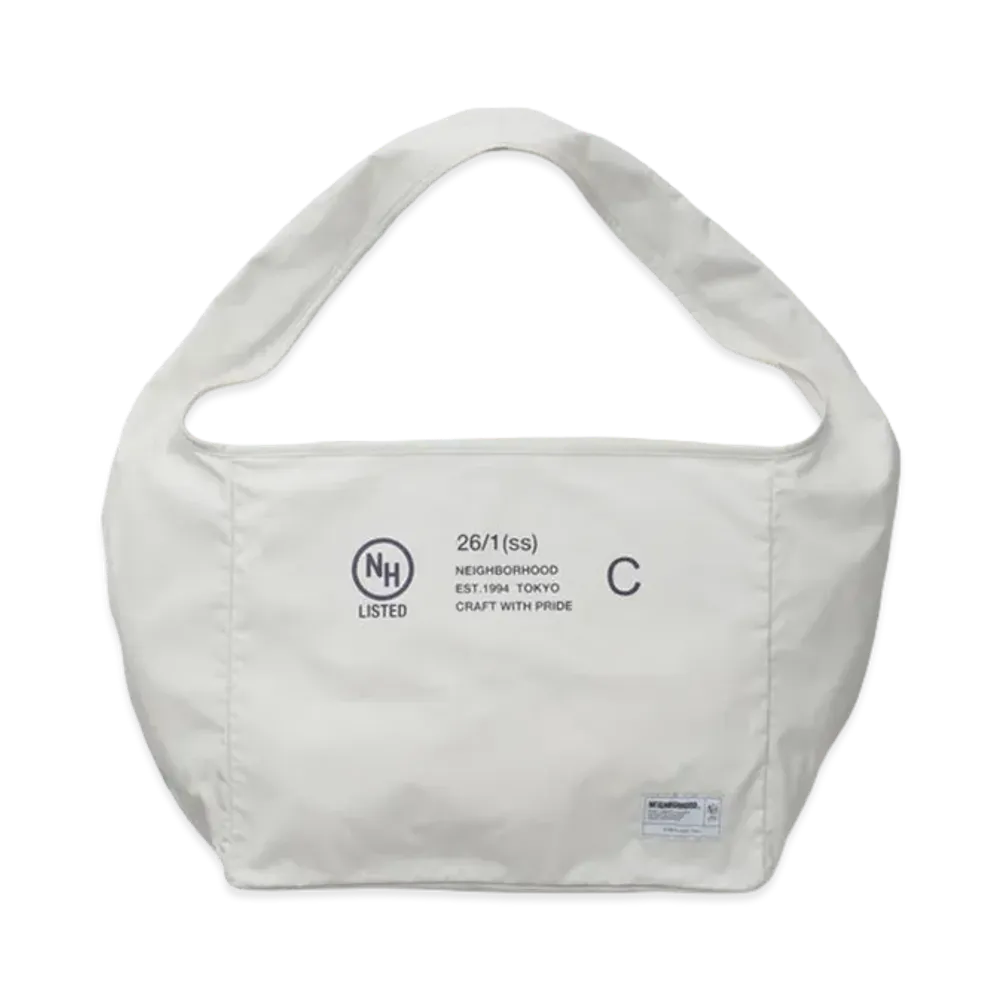 NEIGHBORHOOD Solid Newspaper Bag "Ivory"