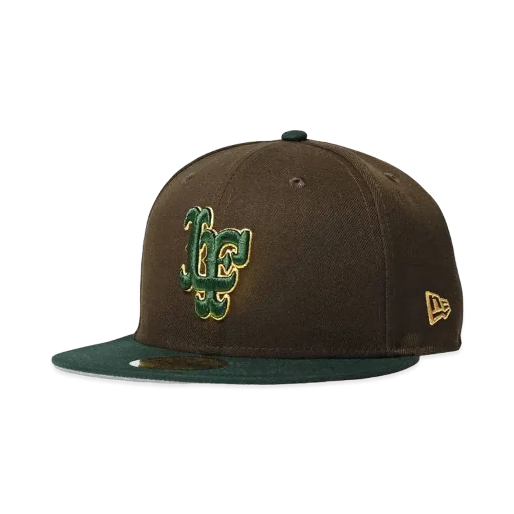 LFYT x NEW ERA LF LOGO 59FIFTY 20TH ANV. BEEF AND BROCCOLI "BROWN"