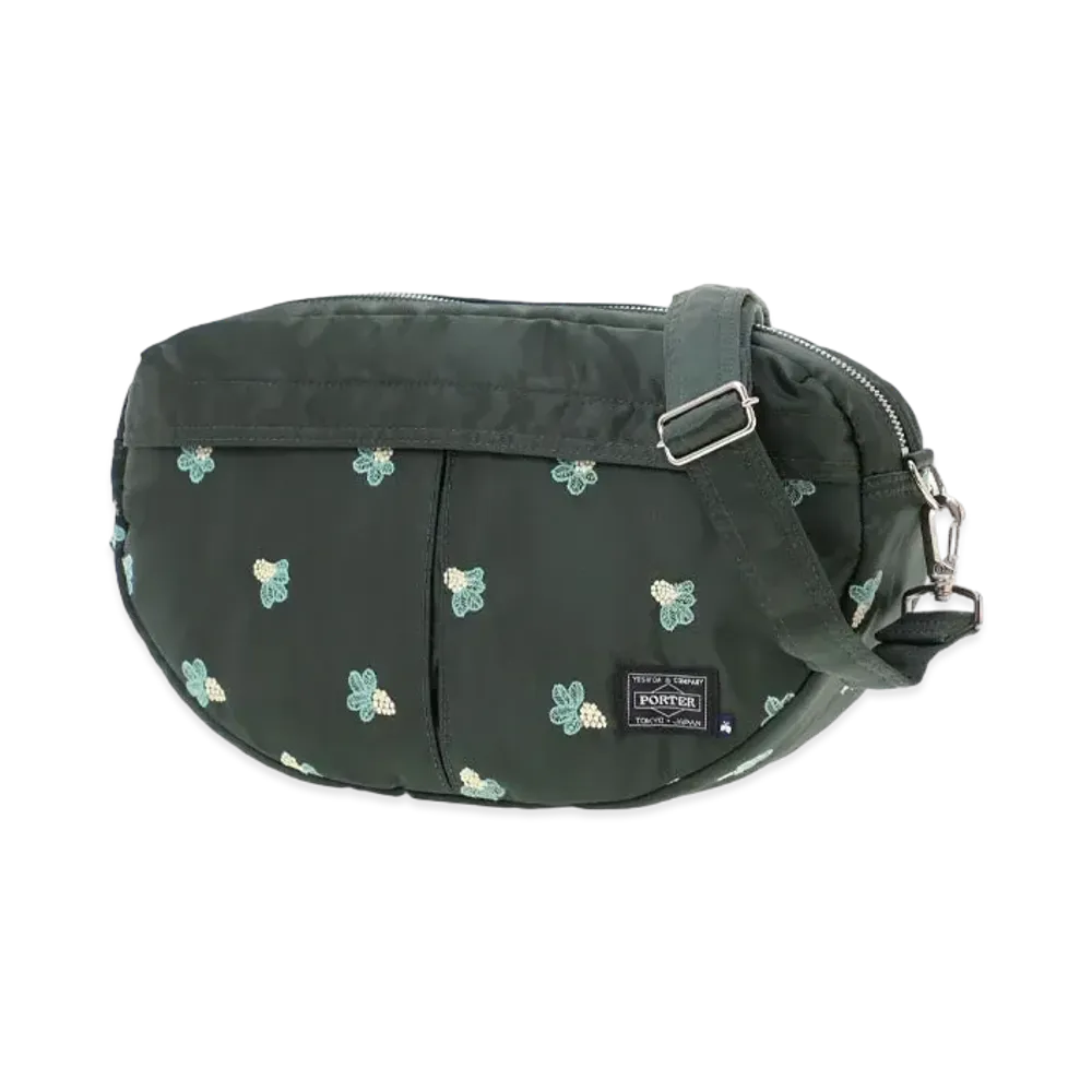 PORTER x mina perhonen Light Berry Shoulder Bag "Green"