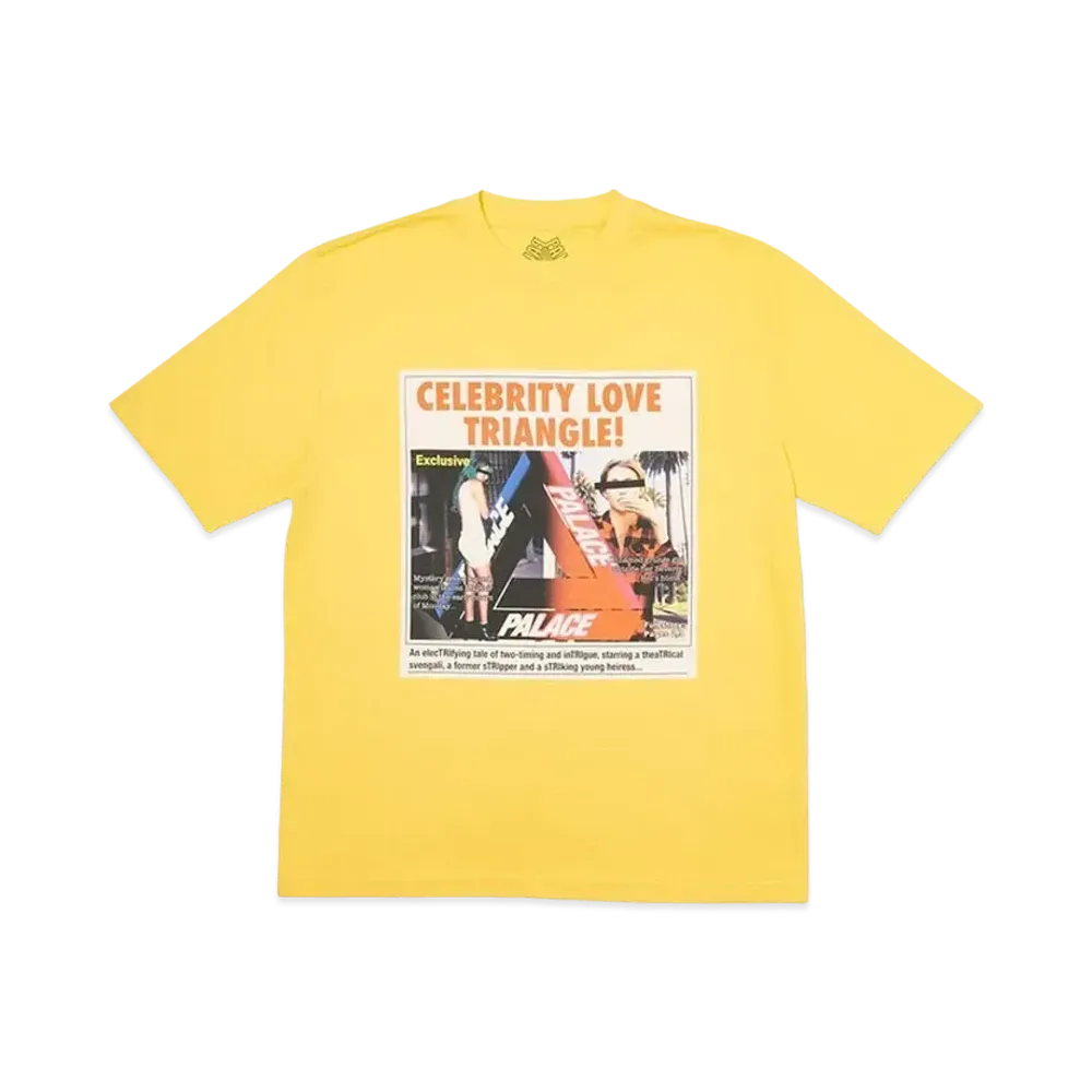 PALACE Love Triangle T-Shirt "Yellow"