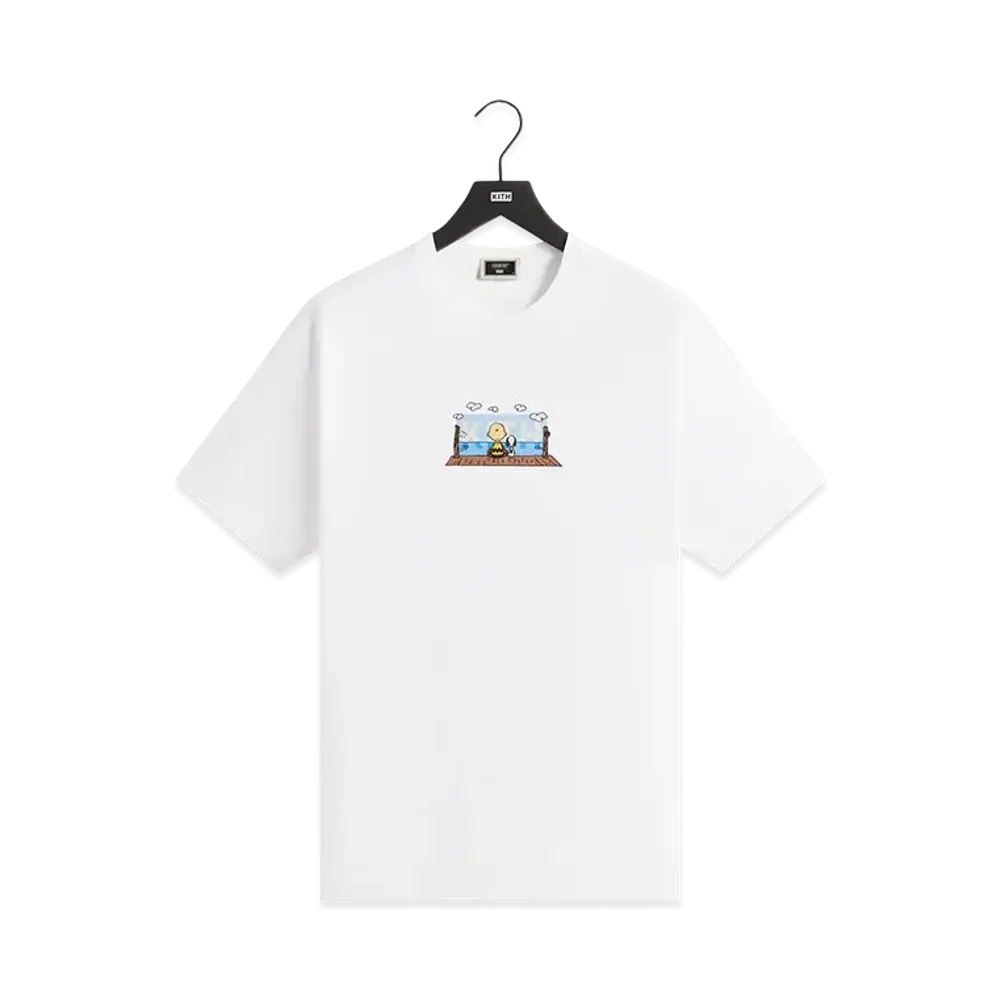 Kith x Peanuts Ocean View Classic Logo Tee "White"