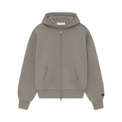 FEAR OF GOD ESSENTIALS Classic Full Zip-Up Hoodie "Light Tuscan"