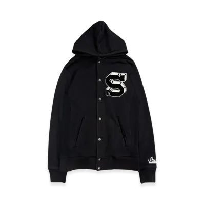 Stussy 00's Hooded Studium Jacket "Black"